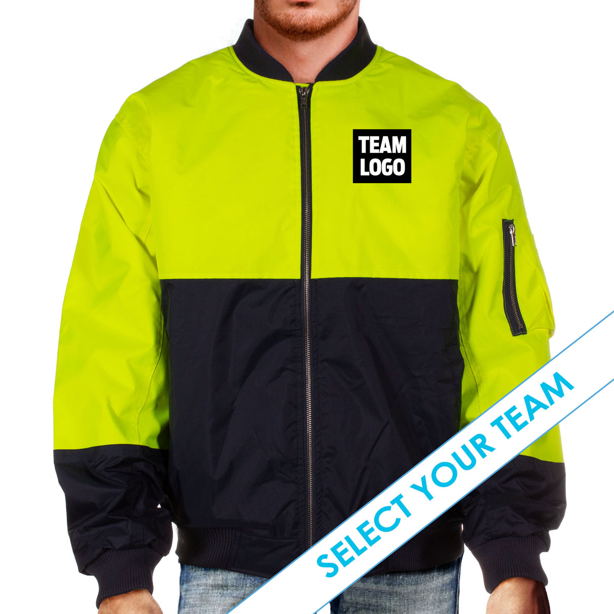 NRL Unisex Adults Hi-Vis Flying Jacket (Lined) - Ashtabula