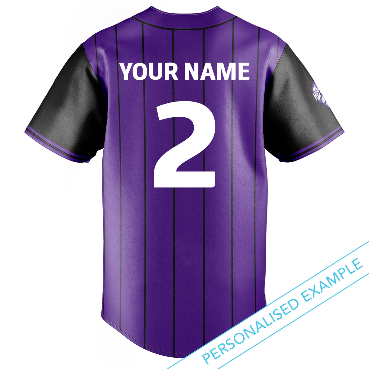 BBL Hobart Hurricanes 'Slugger' Baseball Shirt - Youth - Ashtabula