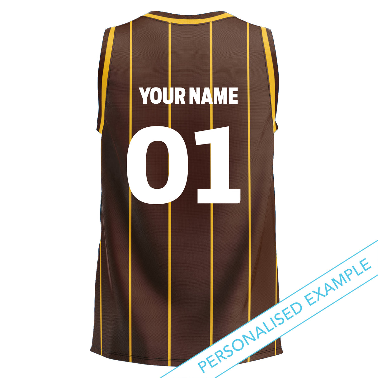 AFL Hawthorn 'Harlem' Basketball Singlet - Adult - Ashtabula