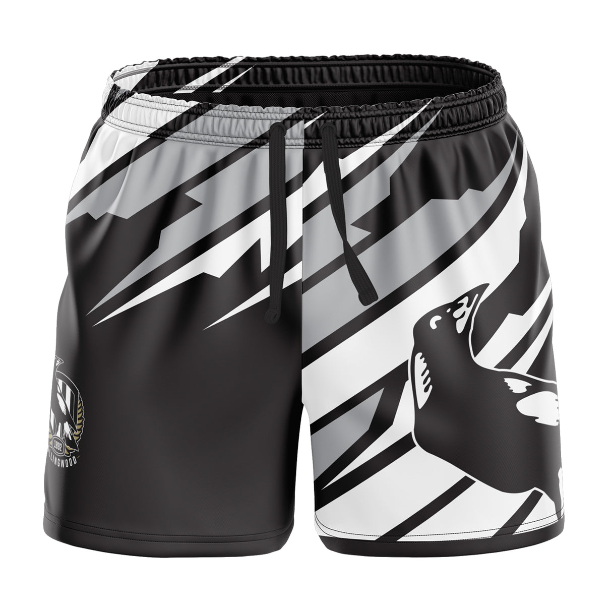 AFL Collingwood 'Ignition' Board Shorts - Youth - Ashtabula