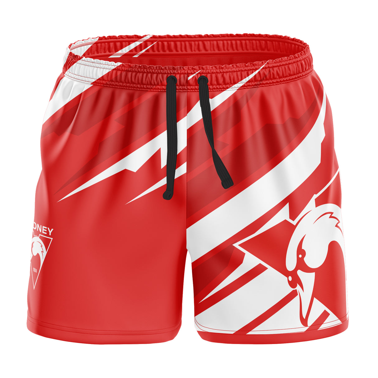 AFL Sydney Swans 'Ignition' Board Shorts - Youth - Ashtabula