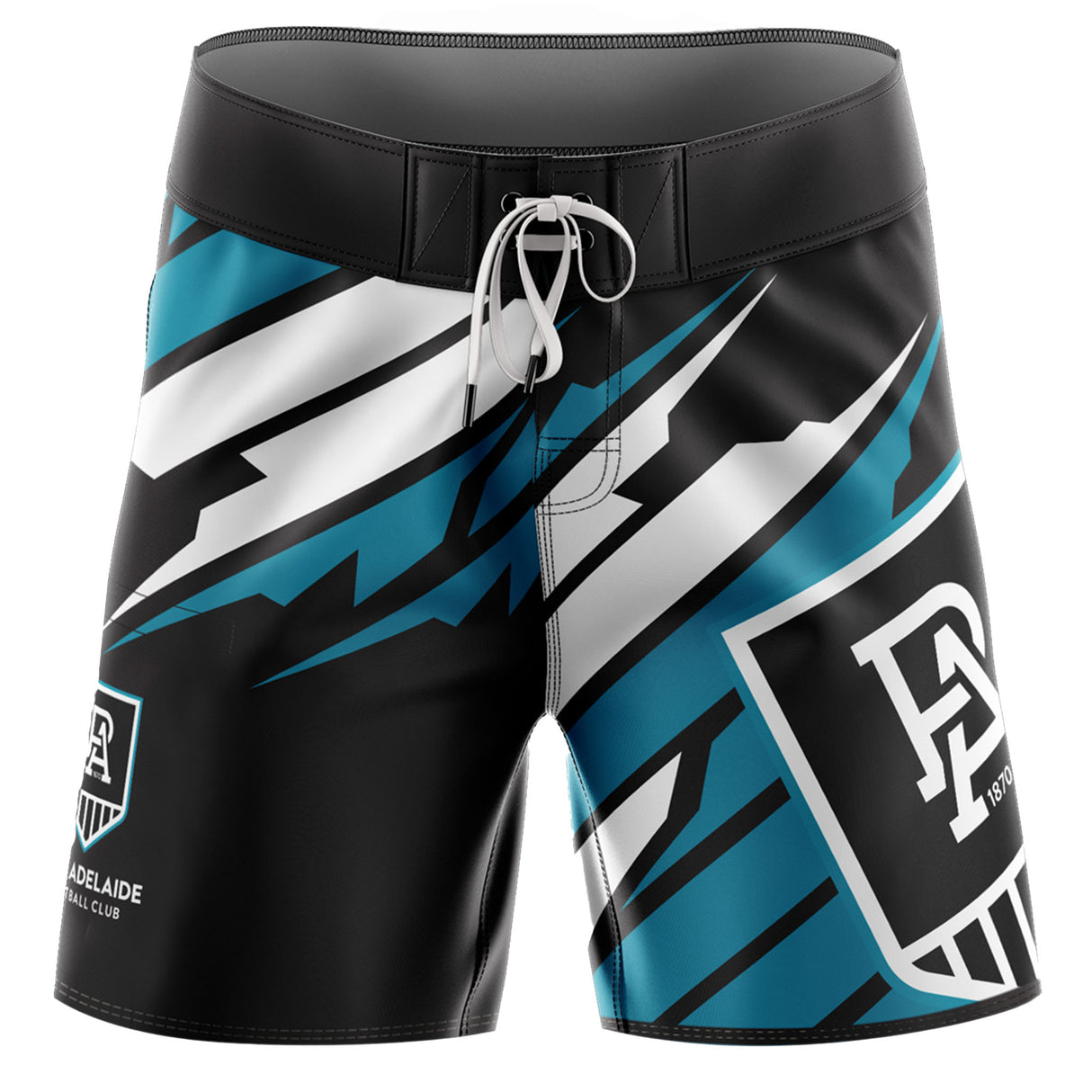 AFL Port Adelaide 'Ignition' Board Shorts - Youth - Ashtabula