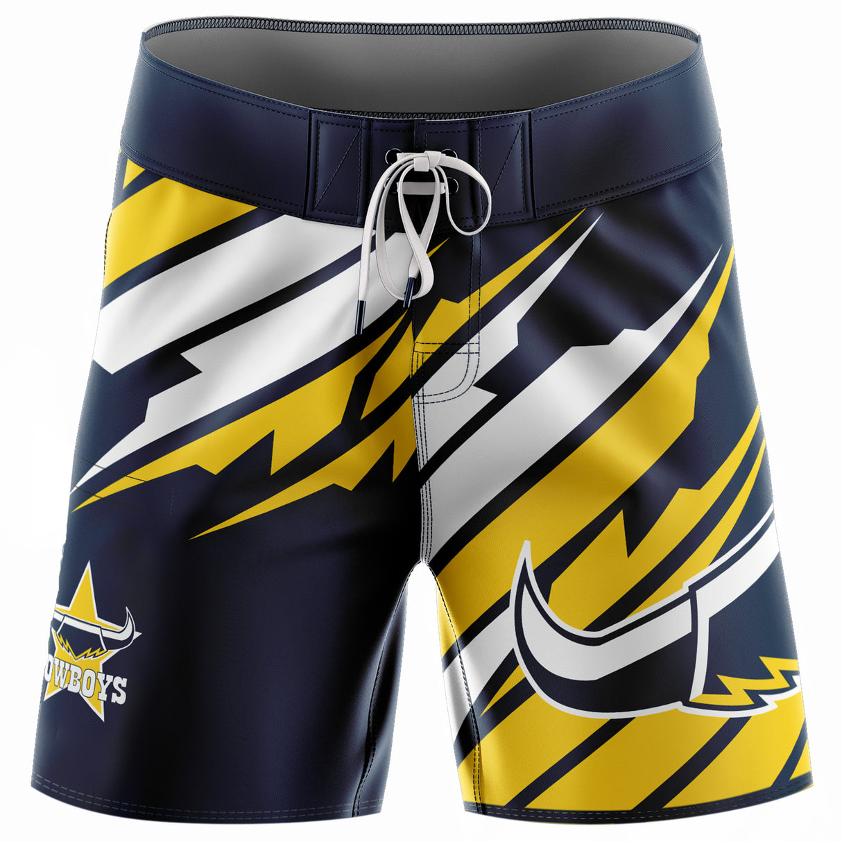 NRL Cowboys Ignition' Board Shorts - Adult - Ashtabula
