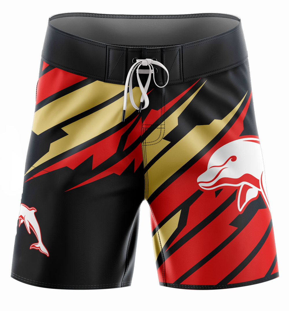 NRL Dolphins Ignition' Board Shorts Youth - Ashtabula