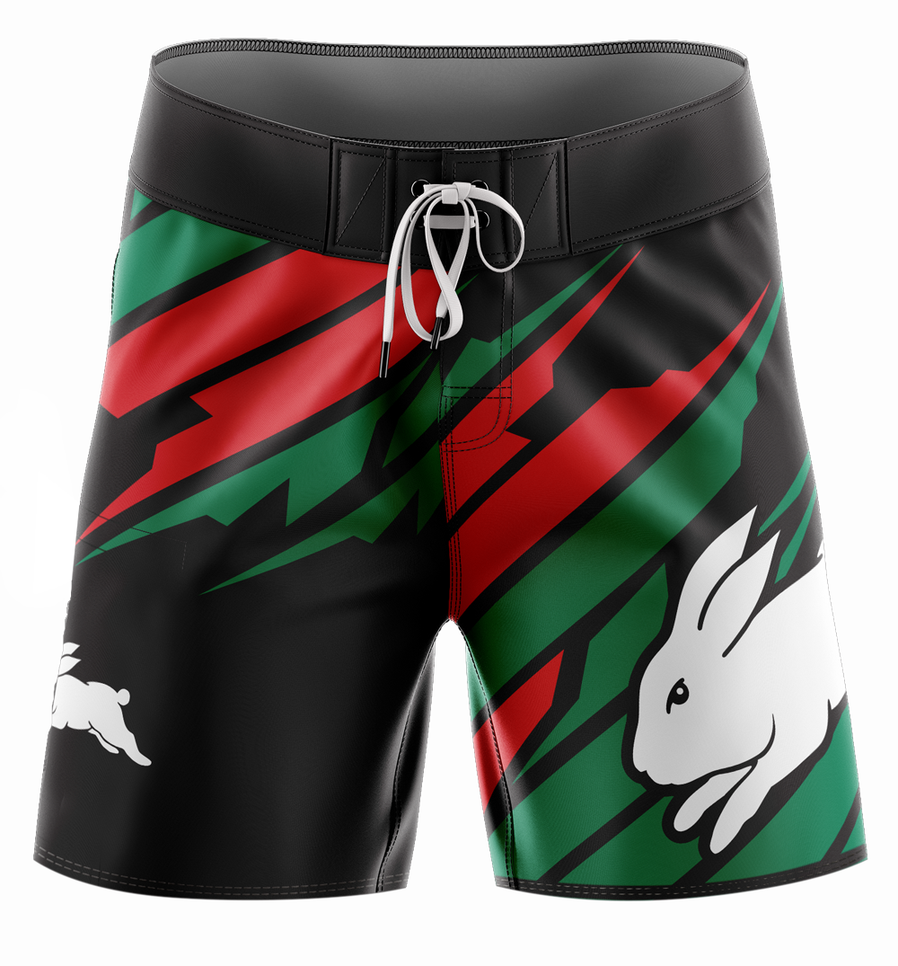 NRL Rabbitohs 'Ignition' Board Shorts Youth - Ashtabula