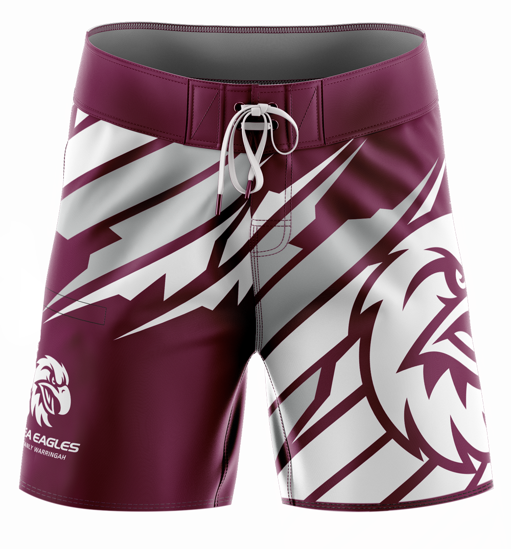 NRL Sea Eagles 'Ignition' Board Shorts Youth - Ashtabula
