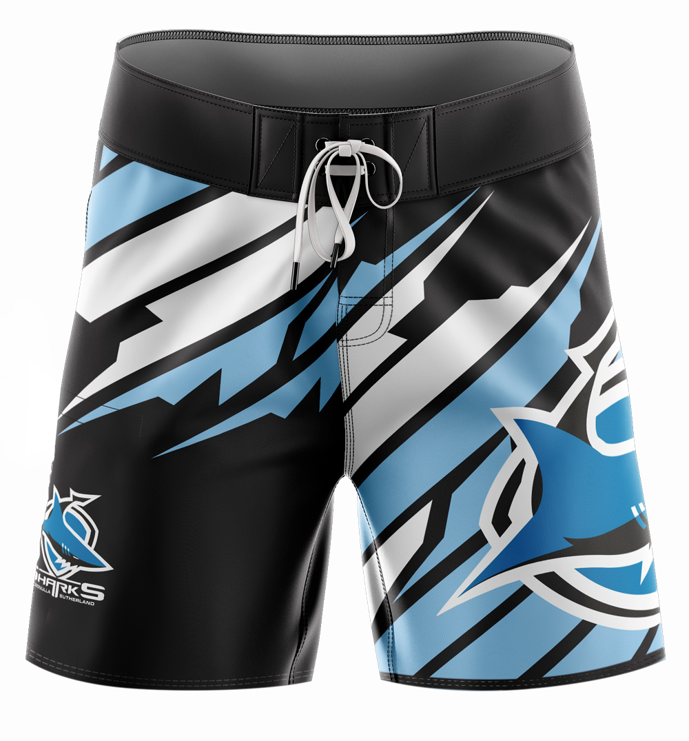 NRL Sharks 'Ignition' Board Shorts - Ashtabula