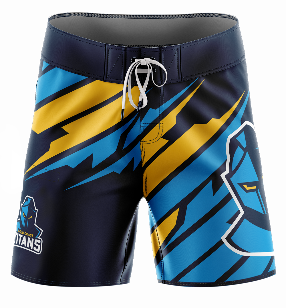 NRL Titans 'Ignition' Board Shorts - Ashtabula