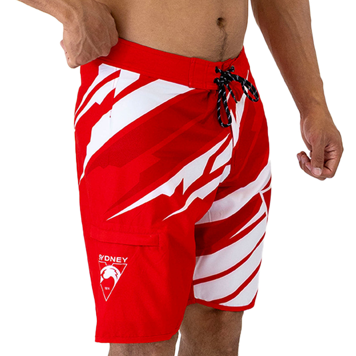AFL Sydney Swans 'Ignition' Board Shorts - Ashtabula
