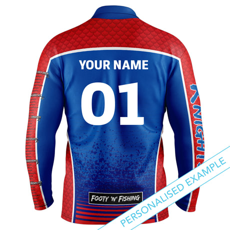 NRL Knights 'Barracuda' Fishing Shirt - Youth - Ashtabula