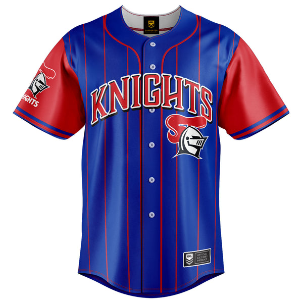 NRL Knights 'Slugger' Baseball Shirt - Ashtabula