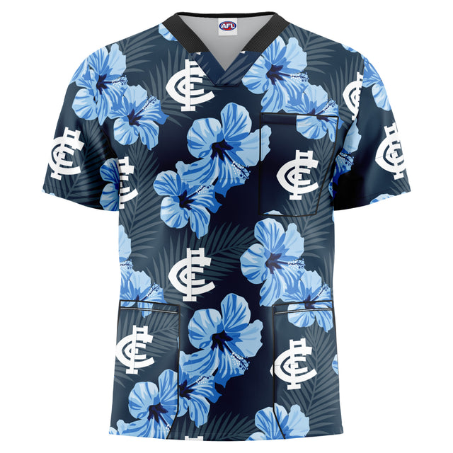 AFL Carlton 'North Shore' Scrubs - Ashtabula