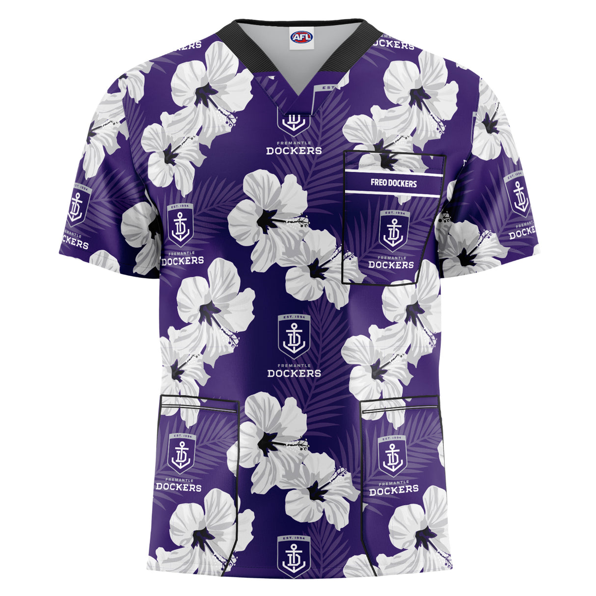 AFL Fremantle Dockers 'North Shore' Scrubs - Ashtabula