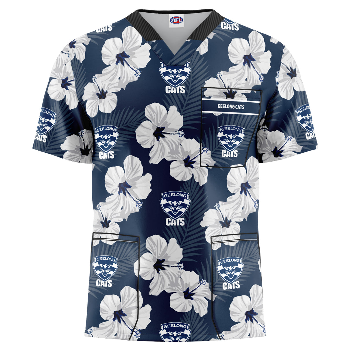 AFL Geelong Cats 'North Shore' Scrubs - Ashtabula