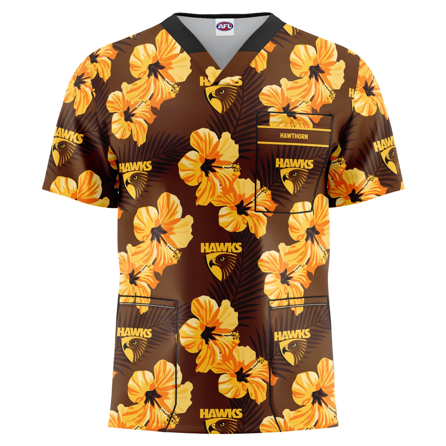 AFL Hawthorn 'North Shore' Scrubs - Ashtabula