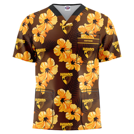 AFL Hawthorn 'North Shore' Scrubs - Ashtabula