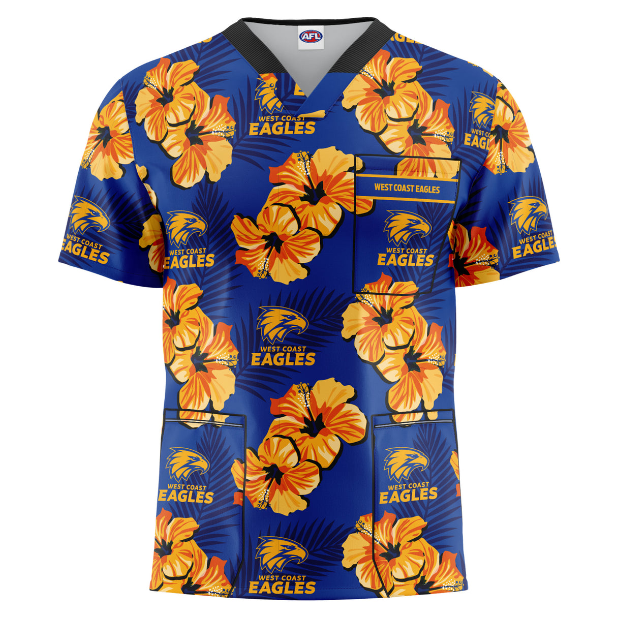 AFL West Coast Eagles 'North Shore' Scrubs - Ashtabula