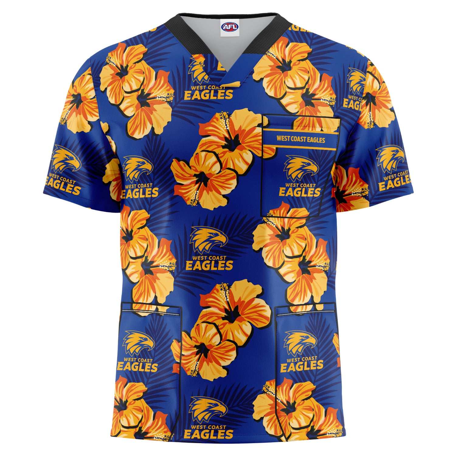 AFL West Coast Eagles 'North Shore' Scrubs - Ashtabula