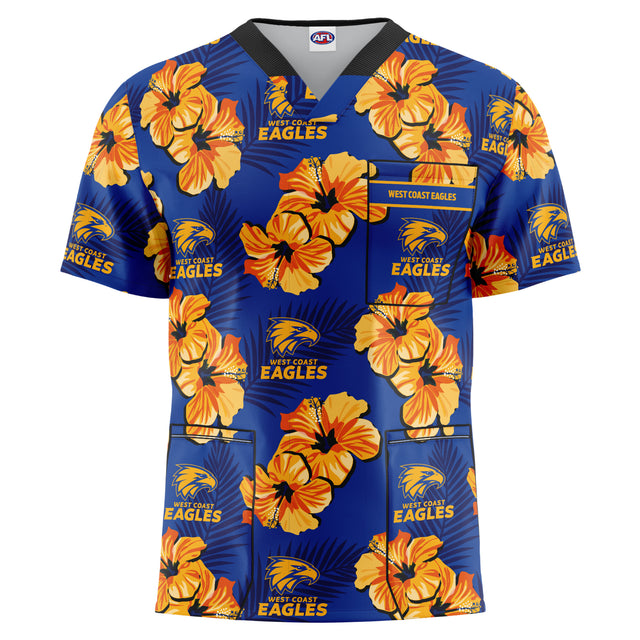 AFL West Coast Eagles 'North Shore' Scrubs - Ashtabula