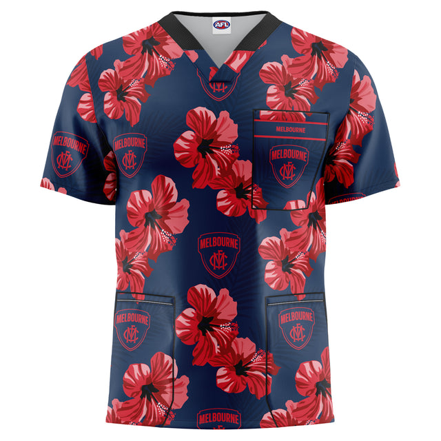 AFL Melbourne Demons 'North Shore' Scrubs - Ashtabula