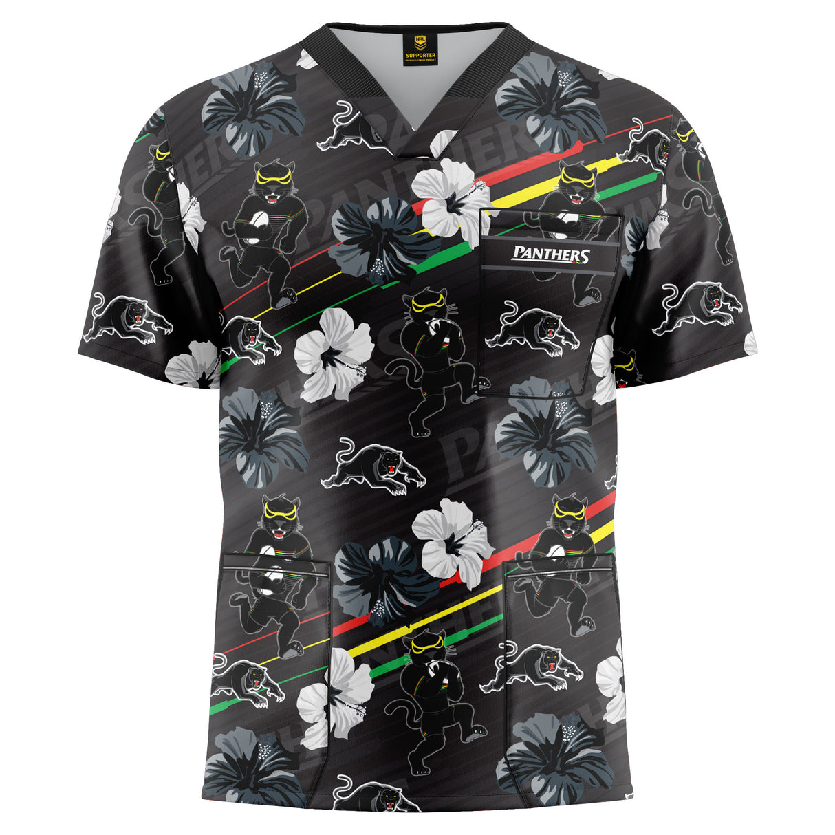 NRL Panthers 'North Shore' Scrubs - Ashtabula