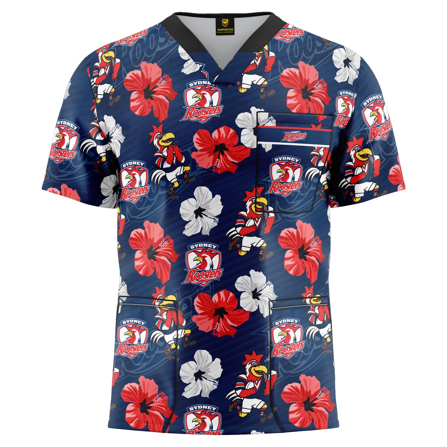NRL Roosters 'North Shore' Scrubs - Ashtabula