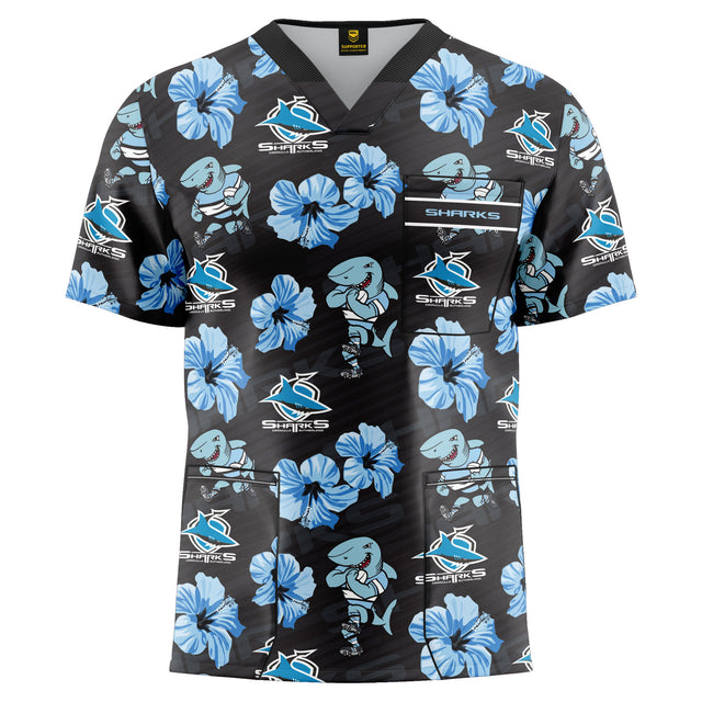 NRL Sharks 'North Shore' Scrubs - Ashtabula