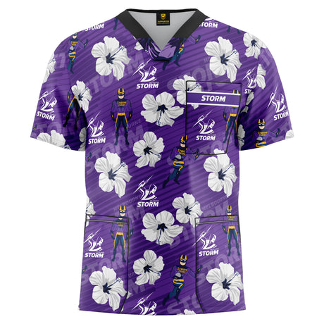 NRL Storm 'North Shore' Scrubs - Ashtabula