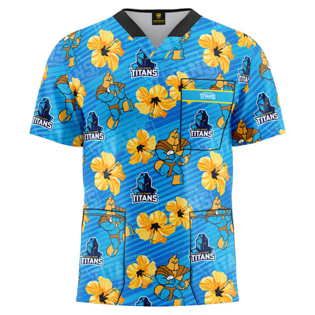 NRL Titans 'North Shore' Scrubs - Ashtabula