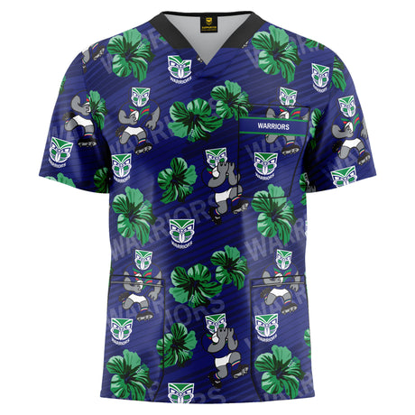 NRL Warriors 'North Shore' Scrubs - Ashtabula