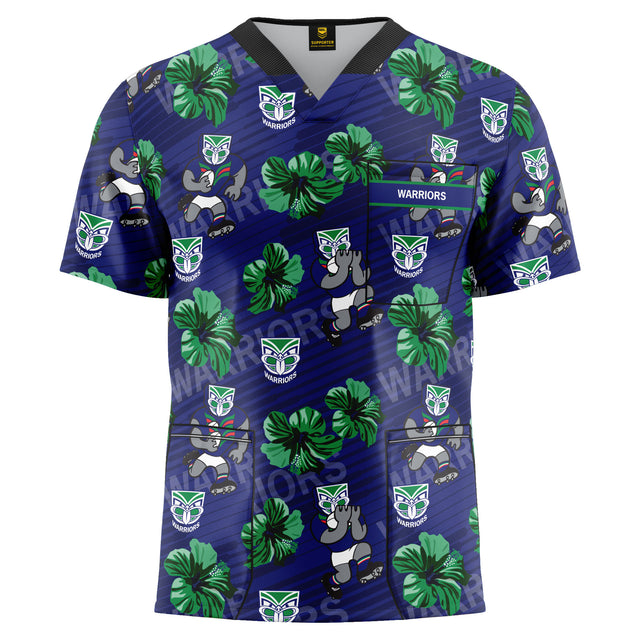 NRL Warriors 'North Shore' Scrubs - Ashtabula