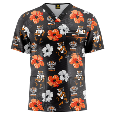 NRL Wests Tigers 'North Shore' Scrubs - Ashtabula