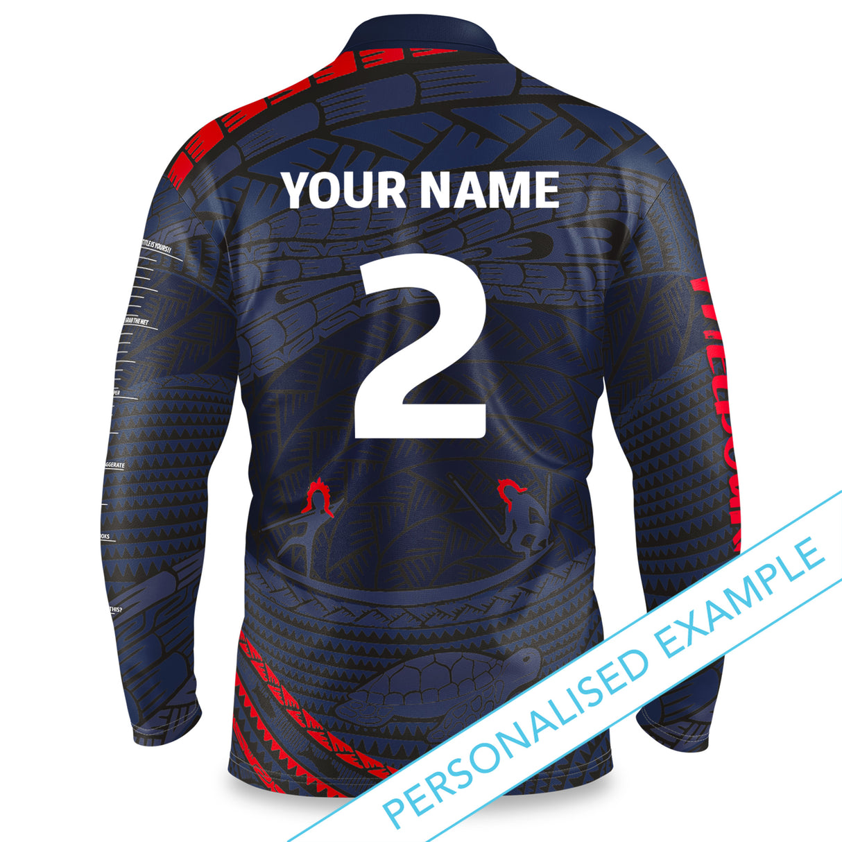 AFL Melbourne Demons 'Koedal' Fishing Shirt - Youth - Ashtabula