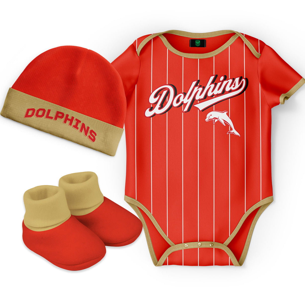 NRL Dolphins 'Lullaby' 3pc Gift Set - Ashtabula