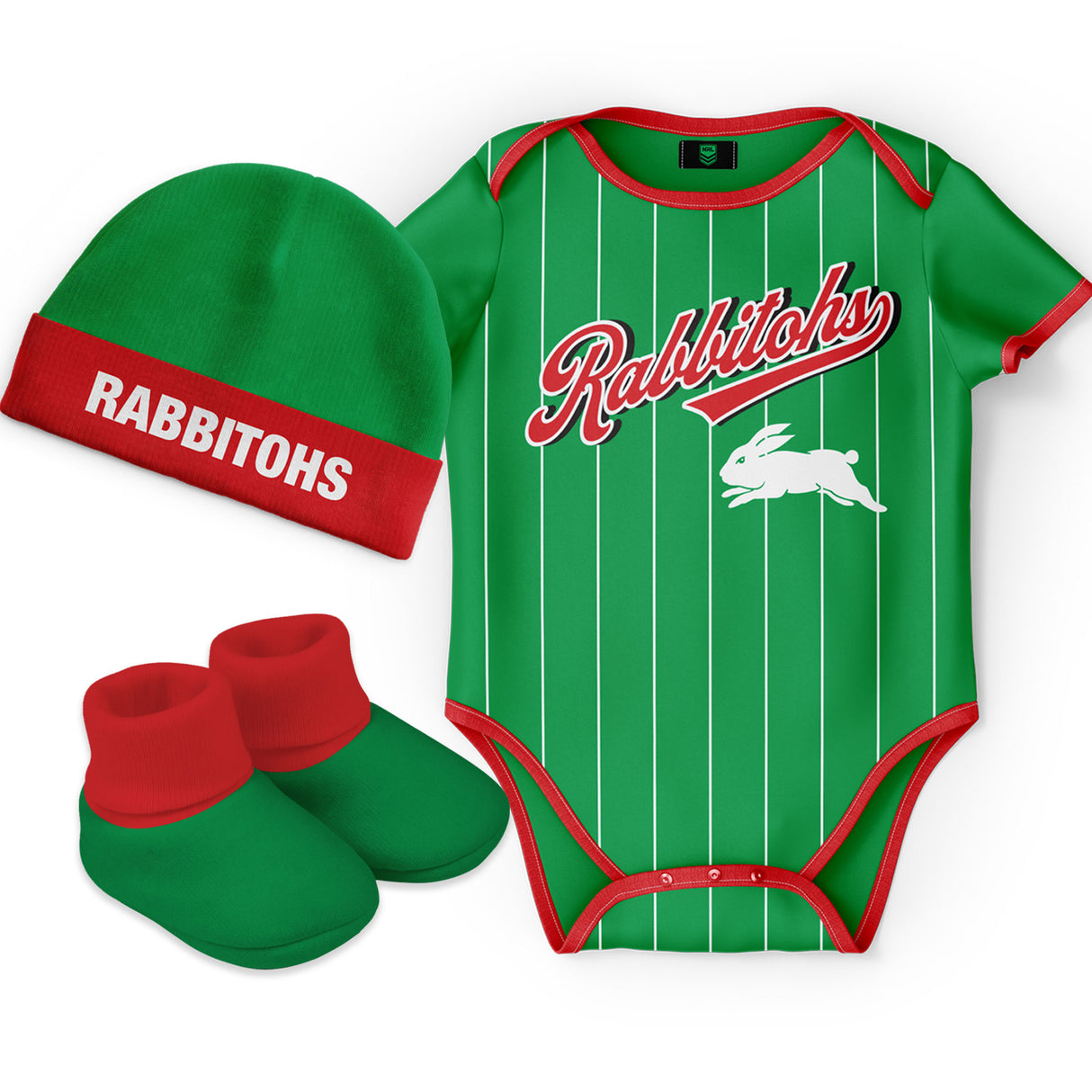 NRL Rabbitohs 'Lullaby' 3pc Gift Set - Ashtabula