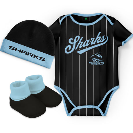 NRL Sharks  'Lullaby' 3pc Gift Set - Ashtabula