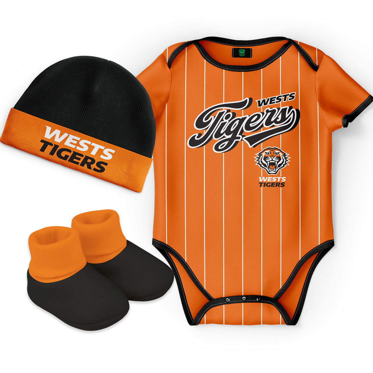 NRL Wests Tigers 'Lullaby' 3pc Gift Set - Ashtabula