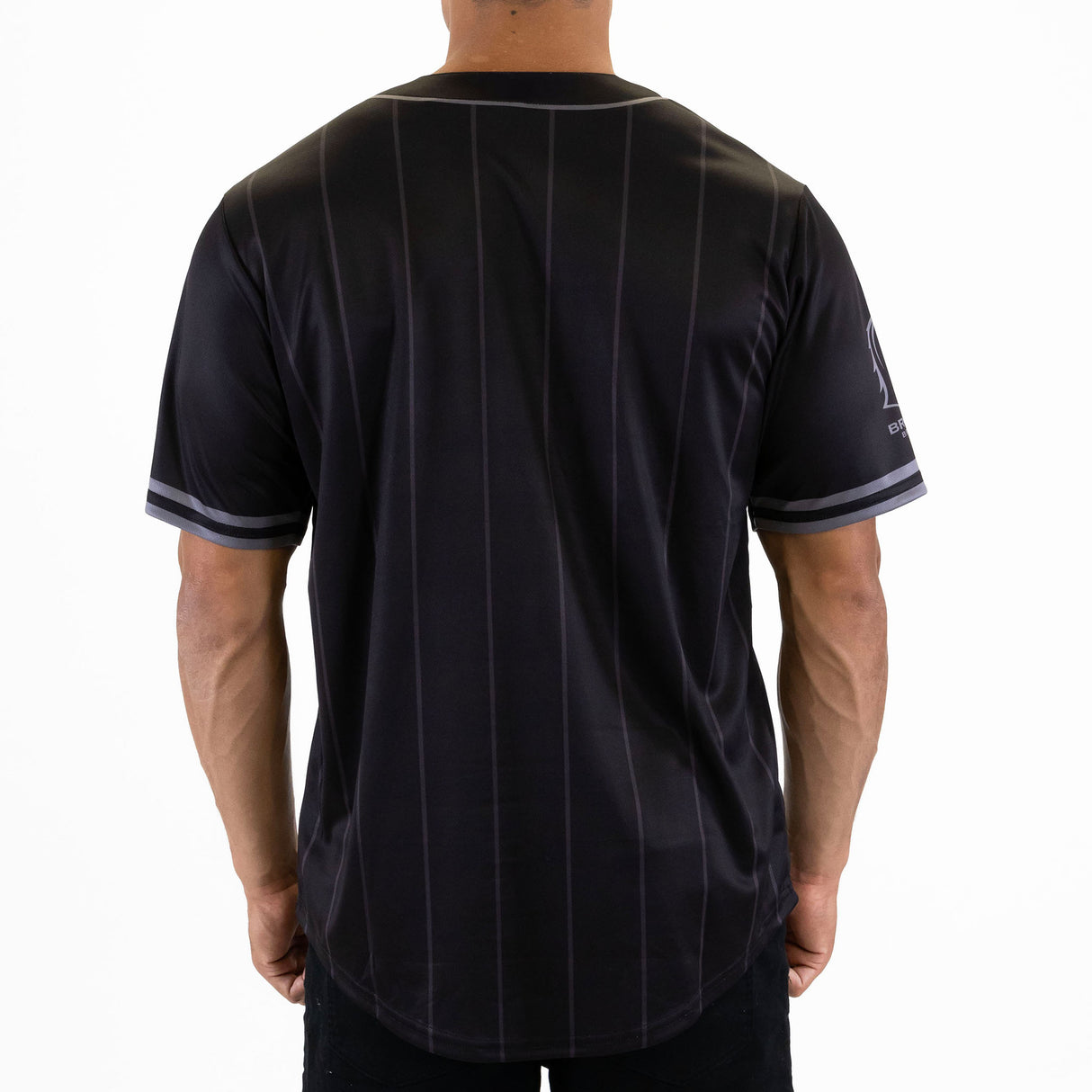 NRL Broncos Blackout Baseball Shirt - Ashtabula