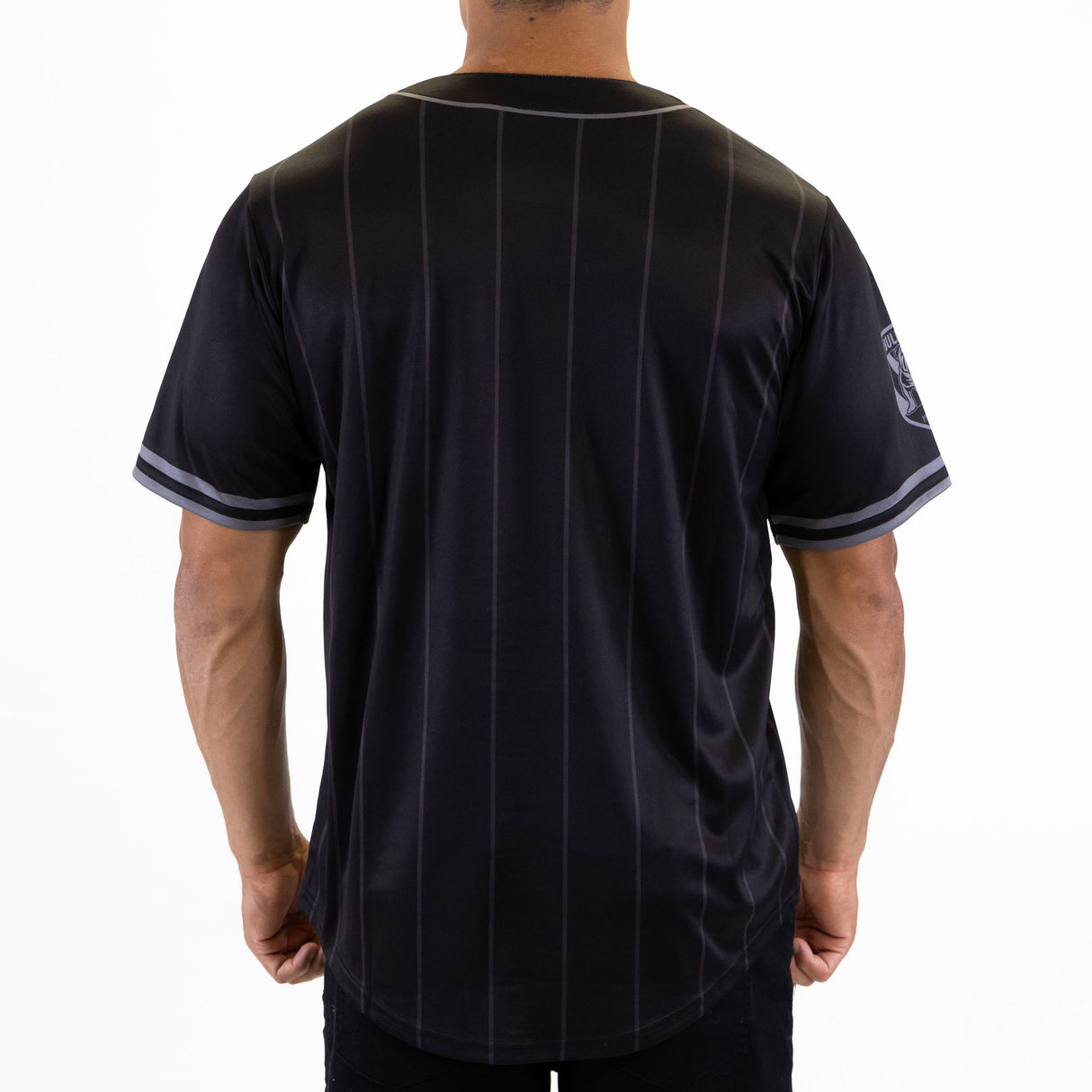 NRL Bulldogs Blackout Baseball Shirt - Ashtabula