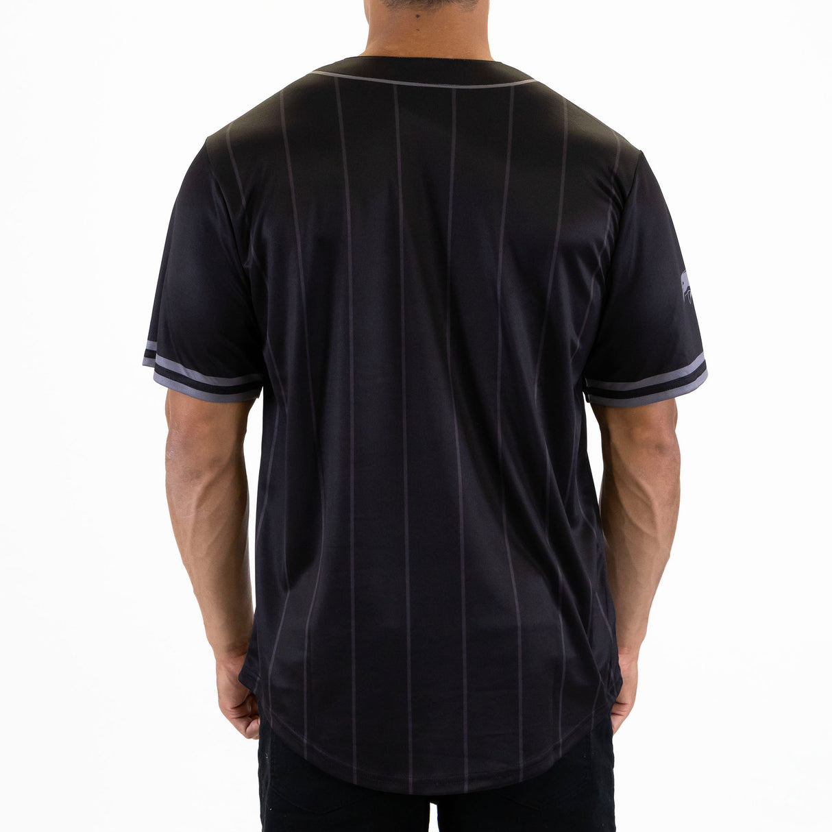 NRL Dolphins Blackout Baseball Shirt - Ashtabula