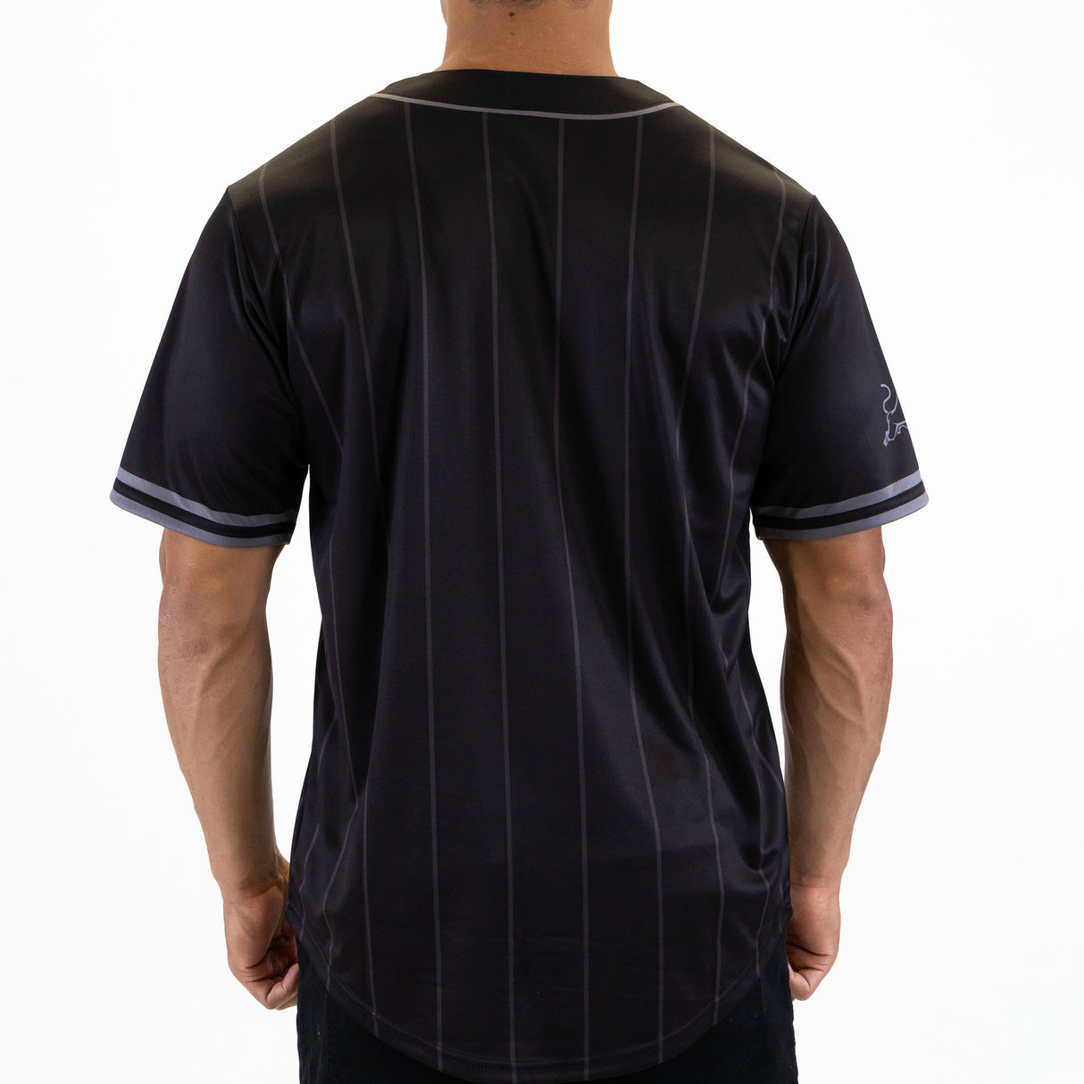 NRL Panthers Blackout Baseball Shirt - Ashtabula