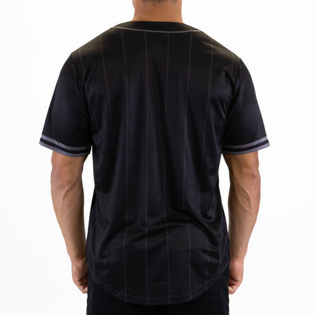 NRL Storm Blackout Baseball Shirt - Ashtabula