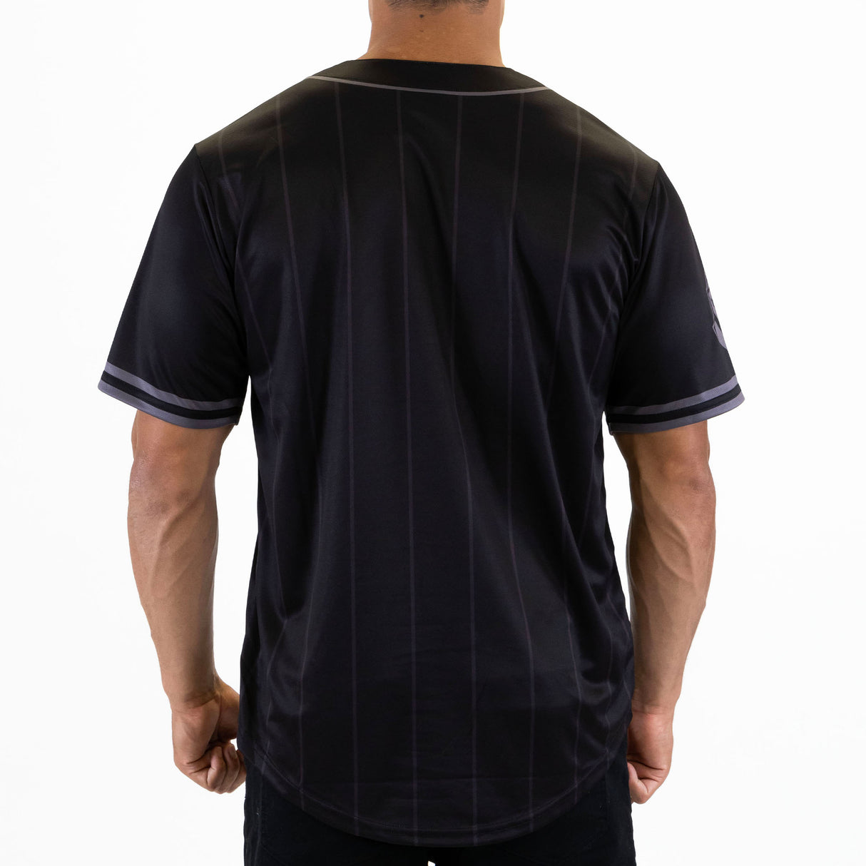 NRL Titans Blackout Baseball Shirt - Ashtabula