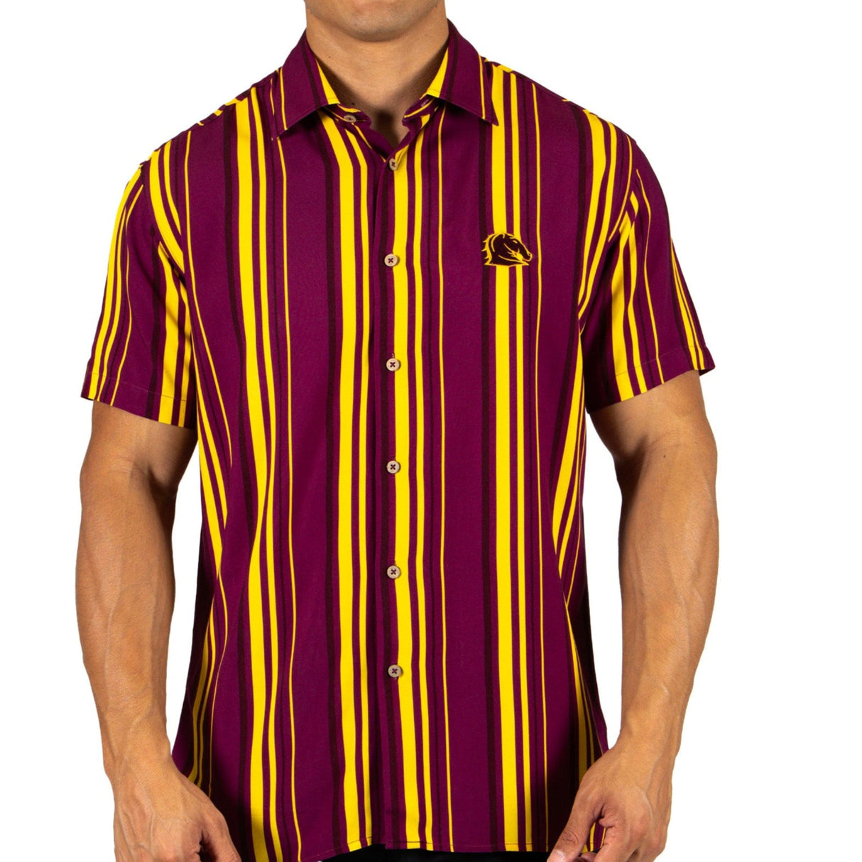 NRL Broncos 'Sorrento' Party Shirt - Ashtabula