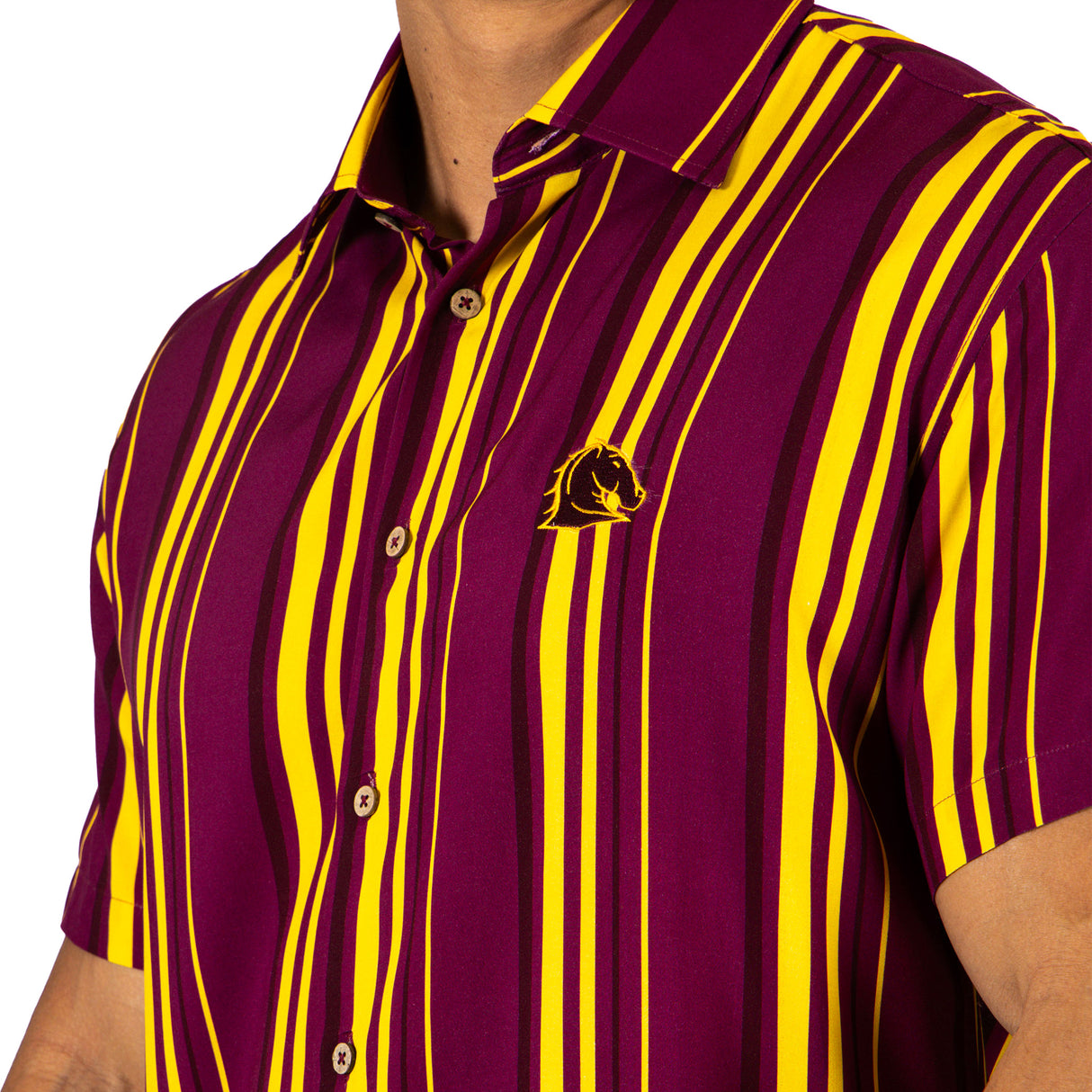 NRL Broncos 'Sorrento' Party Shirt - Ashtabula