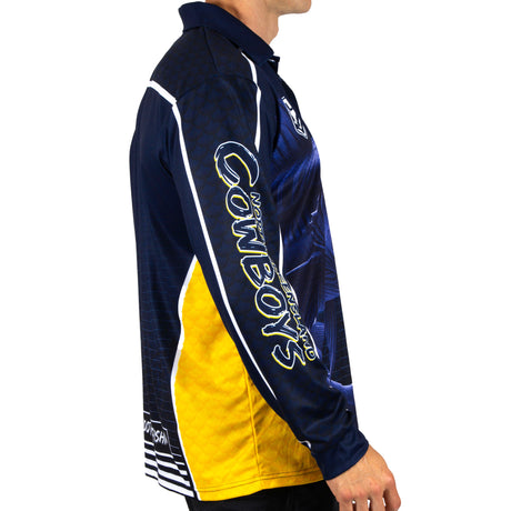NRL Cowboys 'Barracuda' Fishing Shirt - Adult - Ashtabula