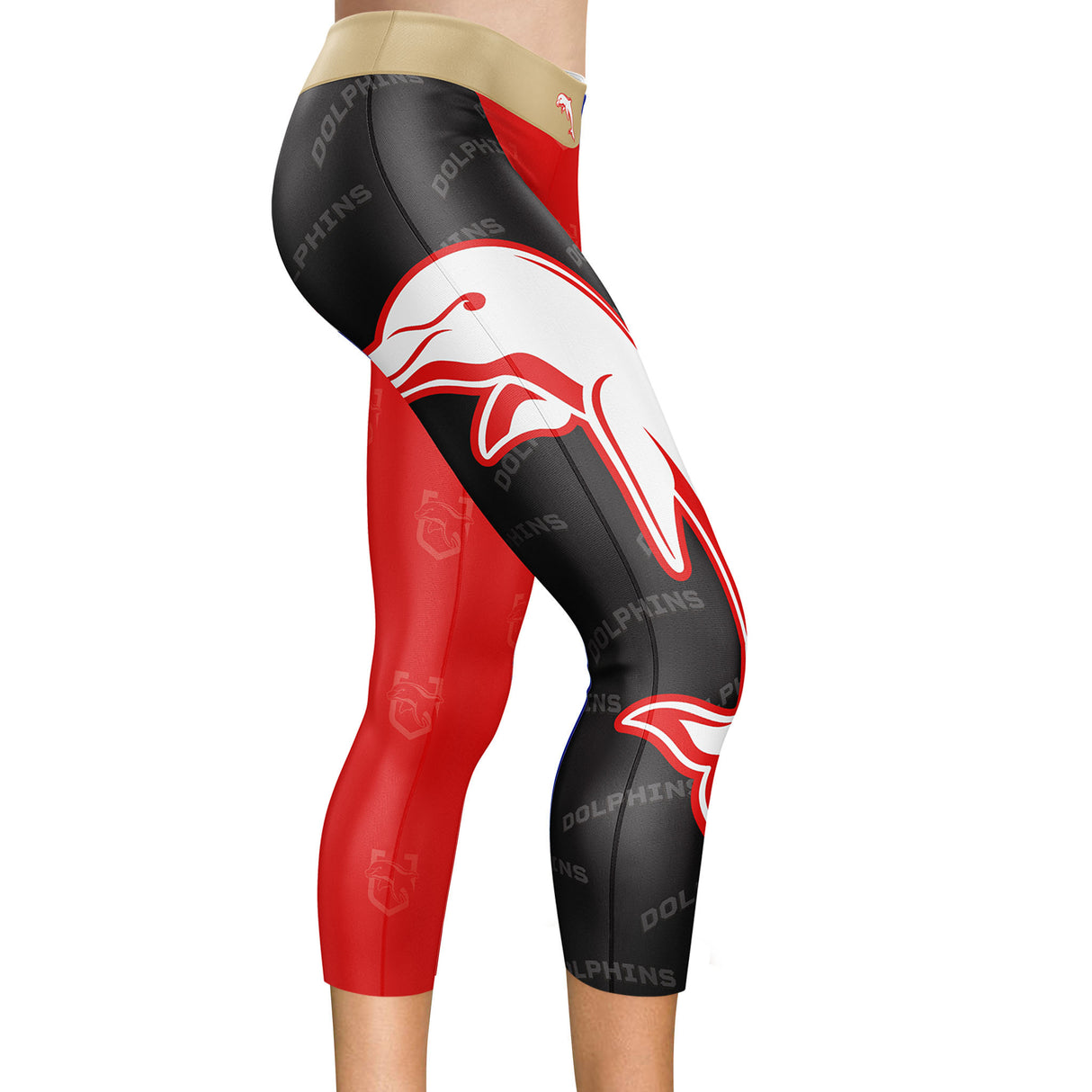 NRL Dolphins 'Siren' Leggings - Ashtabula