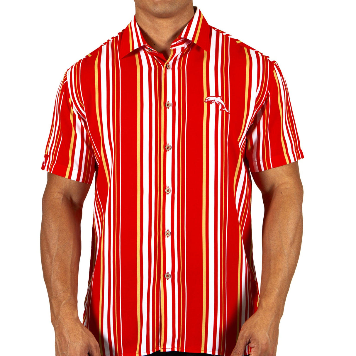 NRL Dolphins 'Sorrento' Party Shirt - Ashtabula