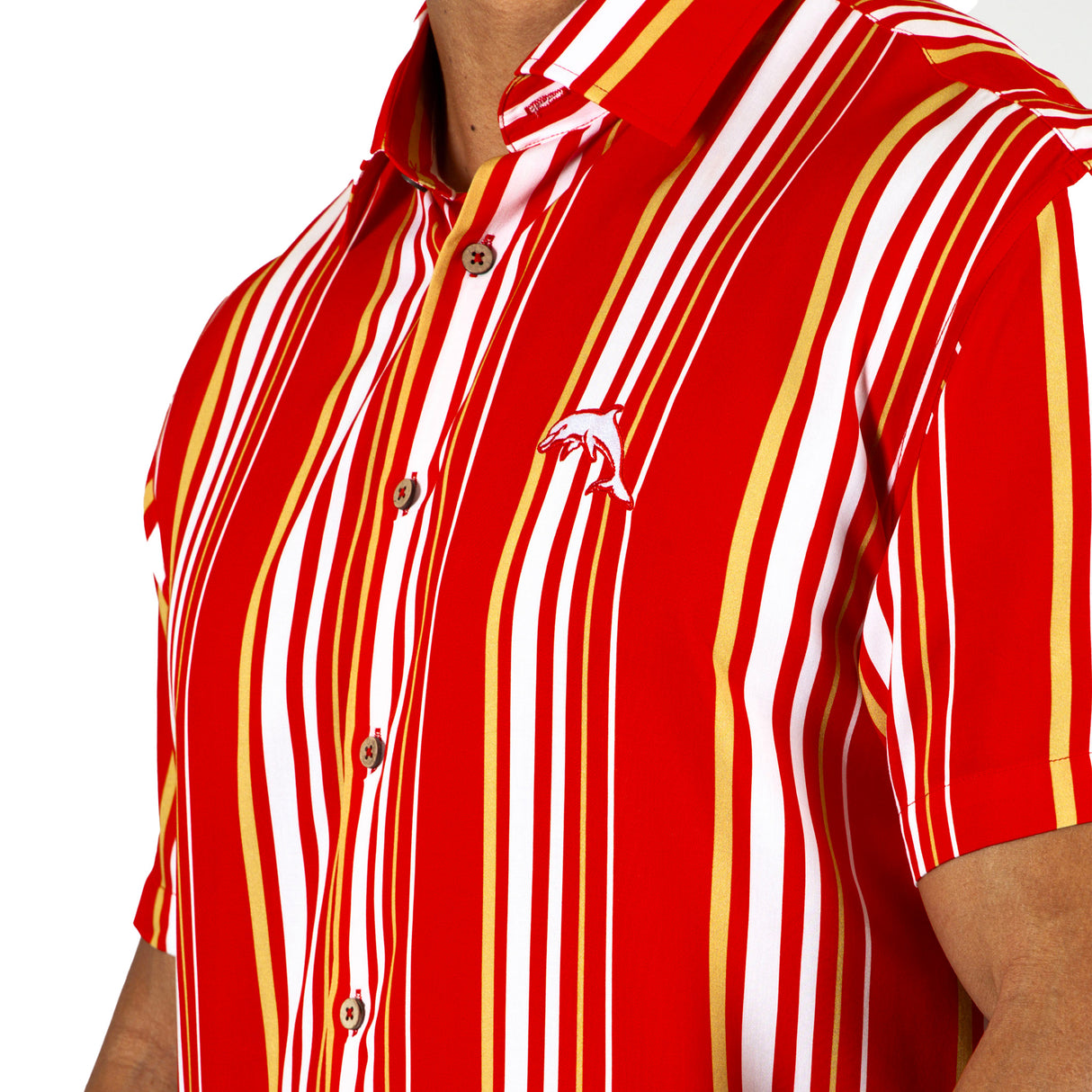 NRL Dolphins 'Sorrento' Party Shirt - Ashtabula