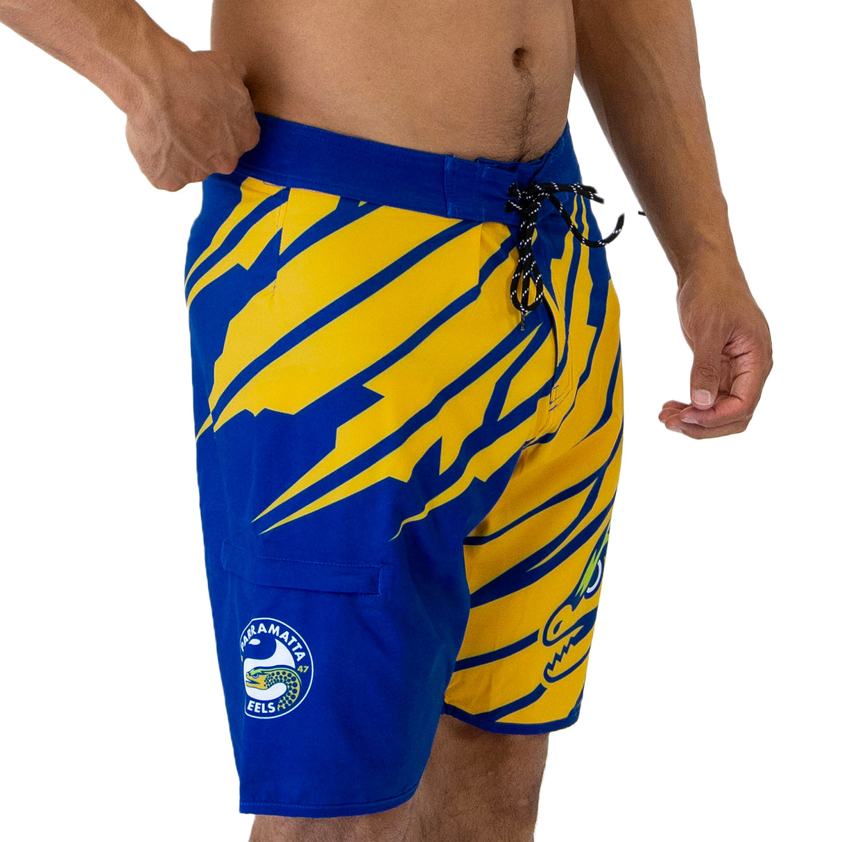 NRL Eels Ignition' Board Shorts - Adult - Ashtabula
